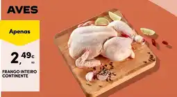 Continente Frango inteiro continente promoção