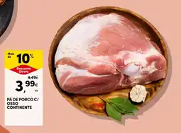 Continente Pá de porco c/ osso continente promoção