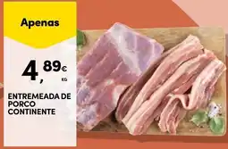 Continente Entremeada de porco continente promoção