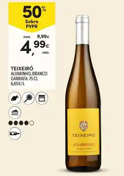Continente Teixeiró Alvarinho, Branco promoção