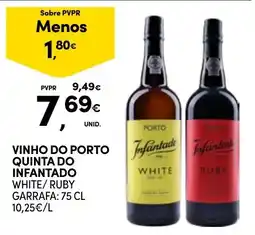 Continente Vinho do porto quinta do infantado promoção