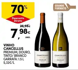 Continente Vinho cancellus promoção