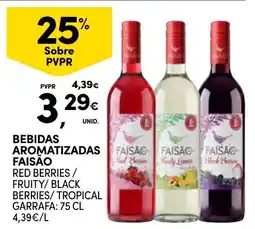 Continente Bebidas aromatizadas faisão promoção