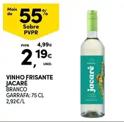 Continente Vinho frisante jacaré promoção