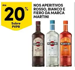Continente Nos aperitivos rosso, bianco e fiero da marca martini promoção