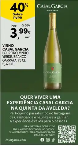 Continente Vinho casal garcia promoção