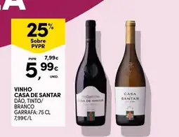 Continente Vinho casa de santar promoção