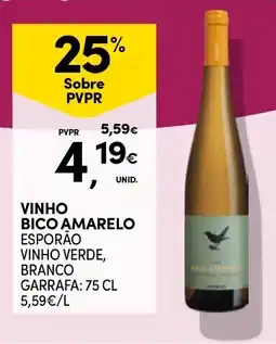 Continente Vinho bico amarelo promoção
