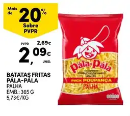 Continente Batataş fritas pála-pala promoção