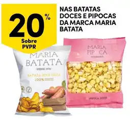 Continente Nas batatas doces e pipocas da marca maria batata promoção