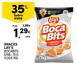 Continente Snacks lay's bocabits promoção