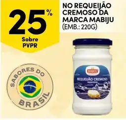 Continente No requeijão cremoso da marca mabiju promoção