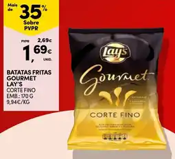Continente Batatas fritas gourmet lay's promoção