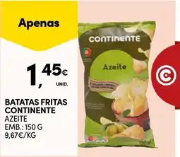 Continente Batatas fritas continente azeite promoção