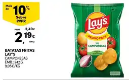 Continente Batatas fritas lay's camponesas promoção