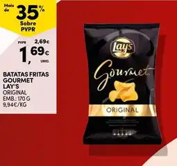 Continente Batatas fritas gourmet lay's promoção