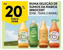 Continente Numa seleção de sumos da marca innocent promoção