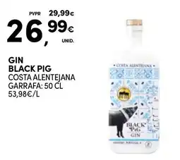 Continente Gin black pig promoção
