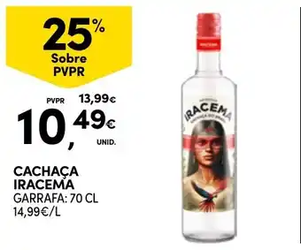 Continente Cachaça iracema promoção
