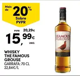 Continente Whisky the famous grouse promoção
