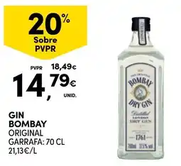 Continente Gin bombay promoção