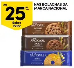 Continente Nas bolachas da marca nacional promoção