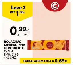 Continente Merendinha continente promoção