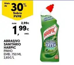 Continente Abrasivo sanitario harpic promoção