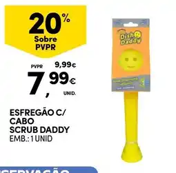 Continente Esfregão c/ cabo scrub daddy promoção