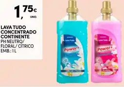 Continente Lava tudo concentrado continente promoção