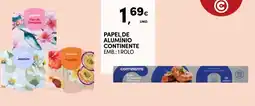 Continente Papel de alumínio continente promoção