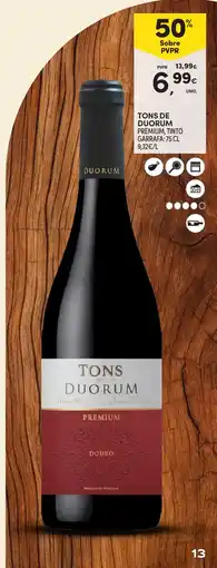 Continente Tons de Duorum Premium Tinto promoção
