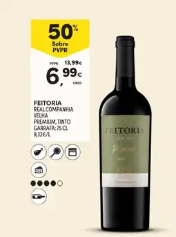 Continente Feitoria real companhia velha premium tinto promoção