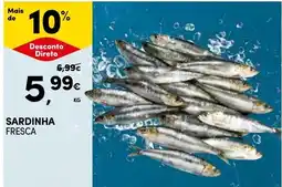 Continente Sardinha fresca promoção