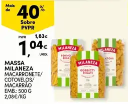 Continente Massa milaneza promoção