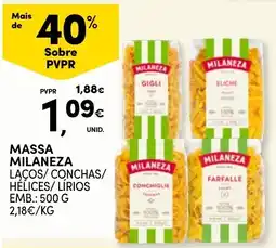 Continente Massa milaneza promoção