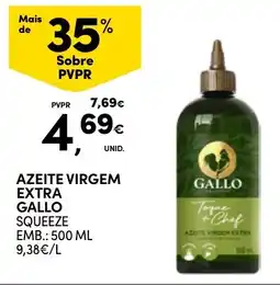 Continente Azeite virgem extra gallo promoção