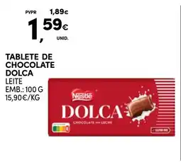 Continente Nestle dolca chocolate com leite promoção