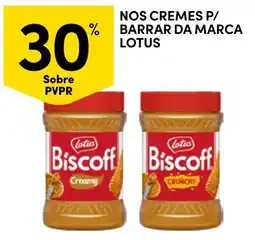 Continente Nos cremes p/ barrar da marca lotus promoção