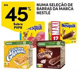 Continente Numa seleção de barras da marca nestlé promoção