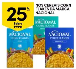 Continente Nos cereais corn flakes da marca nacional promoção