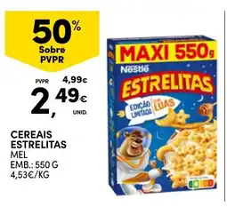 Continente Cereais estrelitas promoção