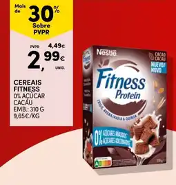 Continente Cereais fitness promoção