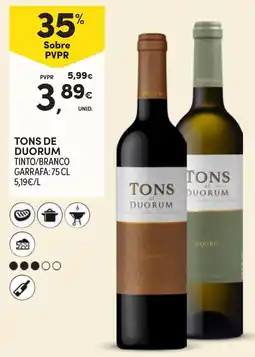 Continente Tons de Duorum Tinto/Branco promoção
