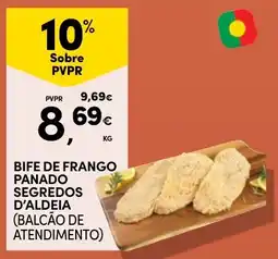 Continente Bife de frango panado segredos d'aldeia promoção