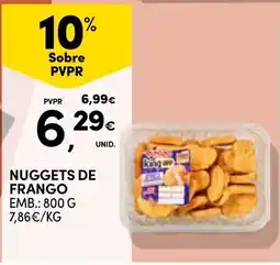Continente Nuggets de frango promoção