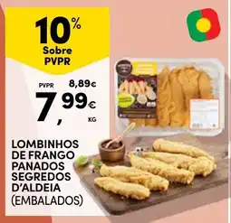 Continente Lombinhos de frango panados segredos d'aldeia (embalados) promoção