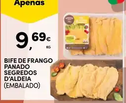 Continente Bife de frango panado segredos d'aldeia promoção