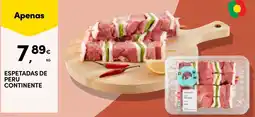 Continente Espetadas de peru continente promoção