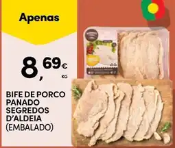 Continente Bife de porco panado segredos d'aldeia promoção